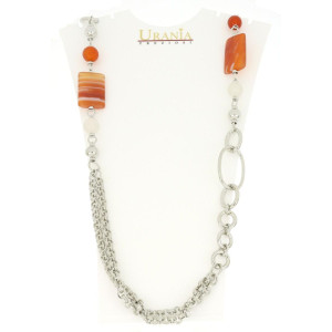 COLLANA "VENERE" RODIATO CM 100 IN OTTONE