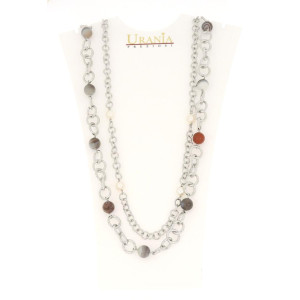 COLLANA "VENERE" CM 50+3 IN OTTONE  RODIATO