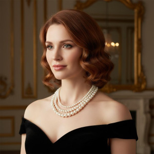 COLLANA PERLA CERIMONIA CM 40+4 IN ARGENTO