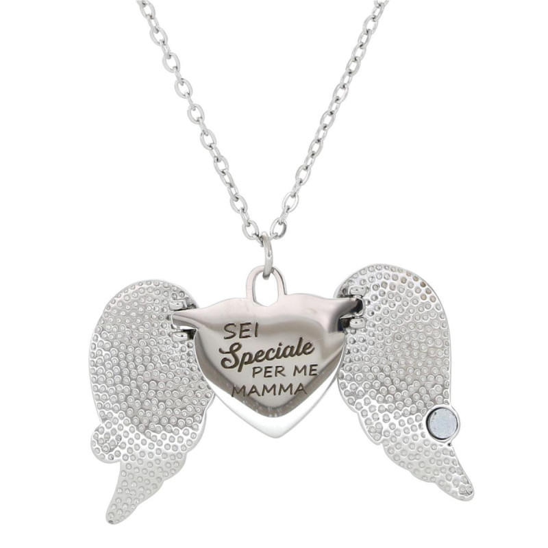 PENDENTE "MAMMA" IN ACCIAIO