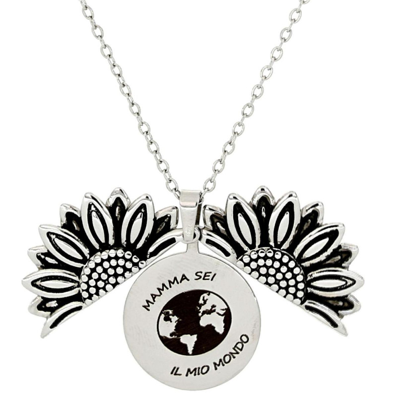 PENDENTE 'MAMMA' IN ACCIAIO