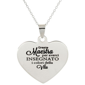 COLLANA "MAESTRA" IN ACCIAIO