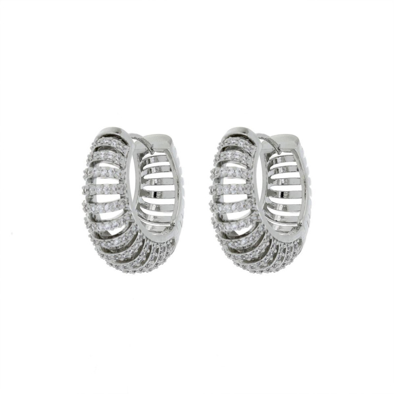 ORECCHINI ASTRA MM 27 IN OTTONE