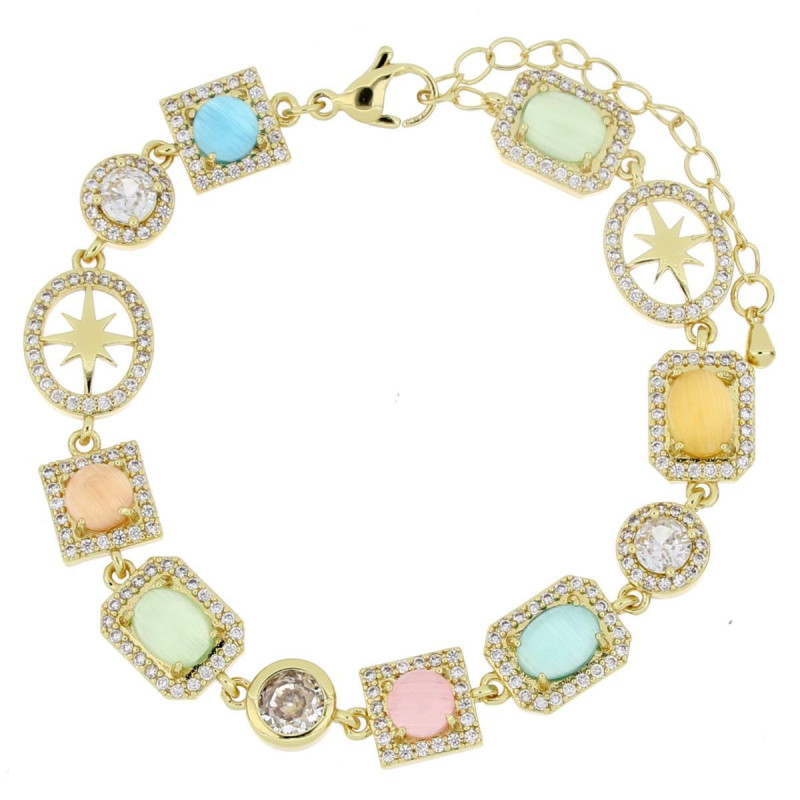 BRACCIALE ASTRA CM 16 IN OTTONE