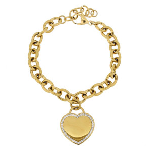 BRACCIALE DA PERSONALIZZARE IN ACCIAIO CUORE RIGIDO