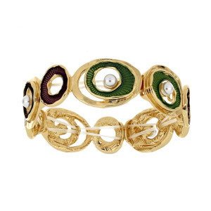 BRACCIALE ARMONIA MM 18 IN OTTONE