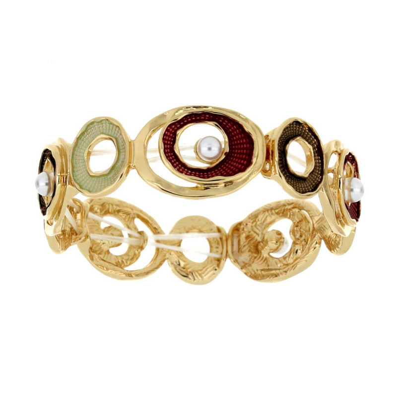 BRACCIALE ARMONIA MM 18 IN OTTONE