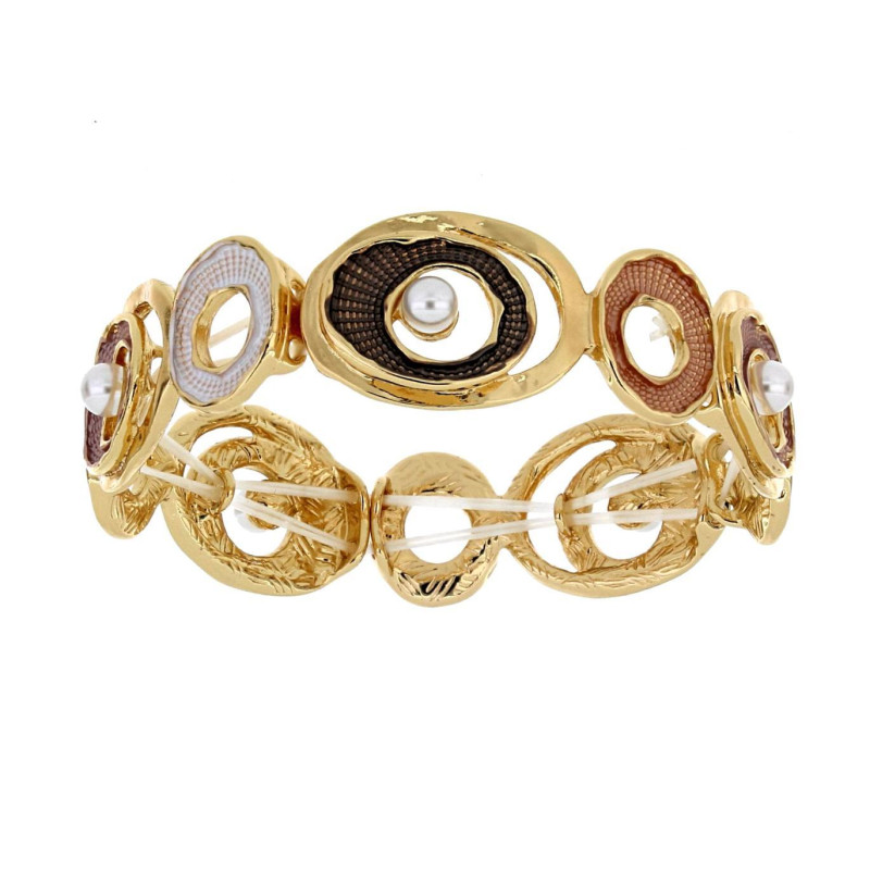BRACCIALE ARMONIA MM 18 IN OTTONE