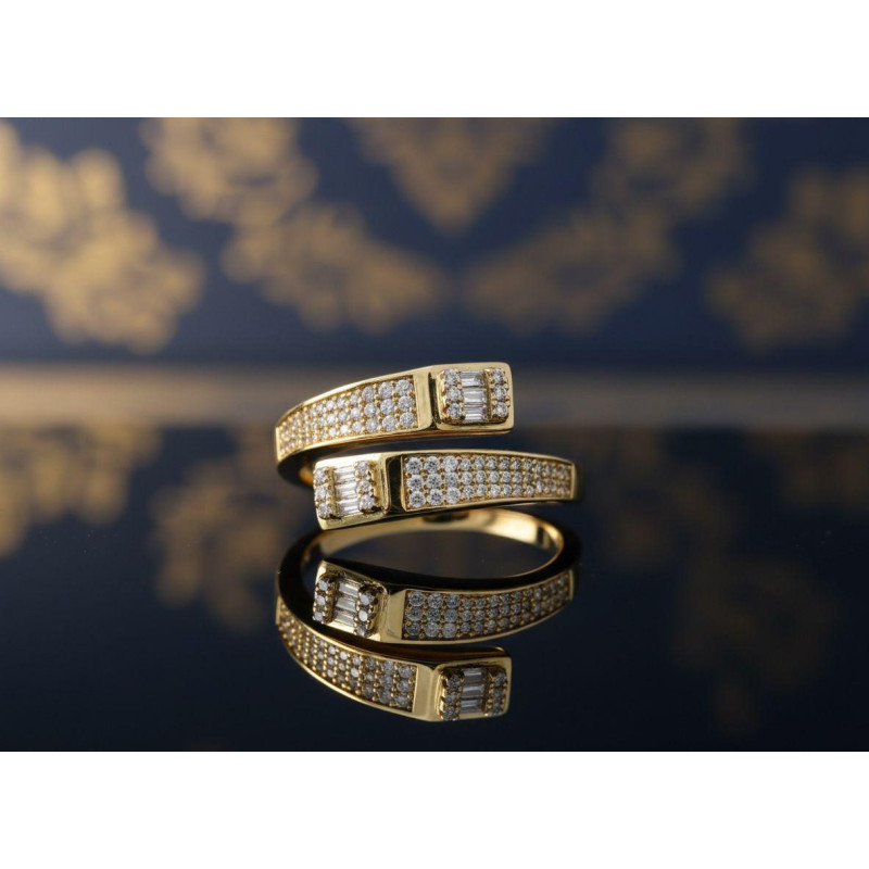 ANELLO "ASTRA" IN OTTONE