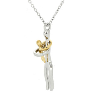 COLLANA CM 41+5 AFRODITE MM 37 IN ACCIAIO