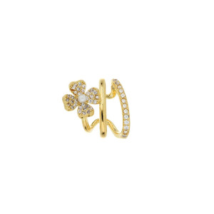 ORECCHINI EAR CUFF IN OTTONE