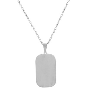 COLLANA DA PERSONALIZZARE IN ACCIAIO