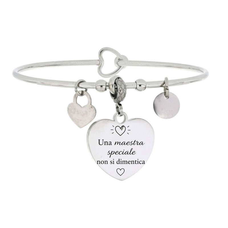 BRACCIALE "MAESTRA" IN ACCIAIO