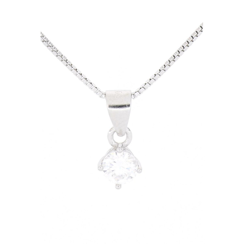 PENDENTE MOISSANITE D COLOR,TRIPLA EXC,FLU NONE,0.30 CT, 4MM
