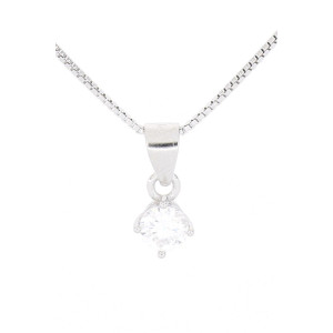 PENDENTE MOISSANITE D COLOR,TRIPLA EXC,FLU NONE,0.30 CT, 4MM