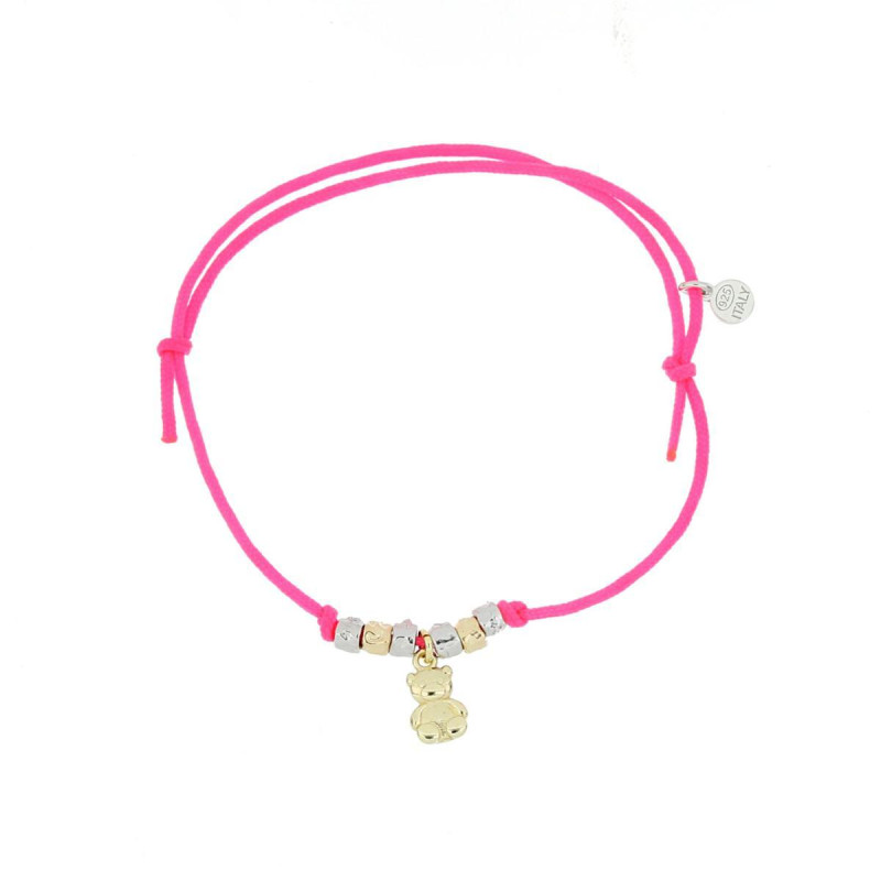 BRACCIALE "MALIBU" CON ORSACCHITTO IN ARGENTO 925