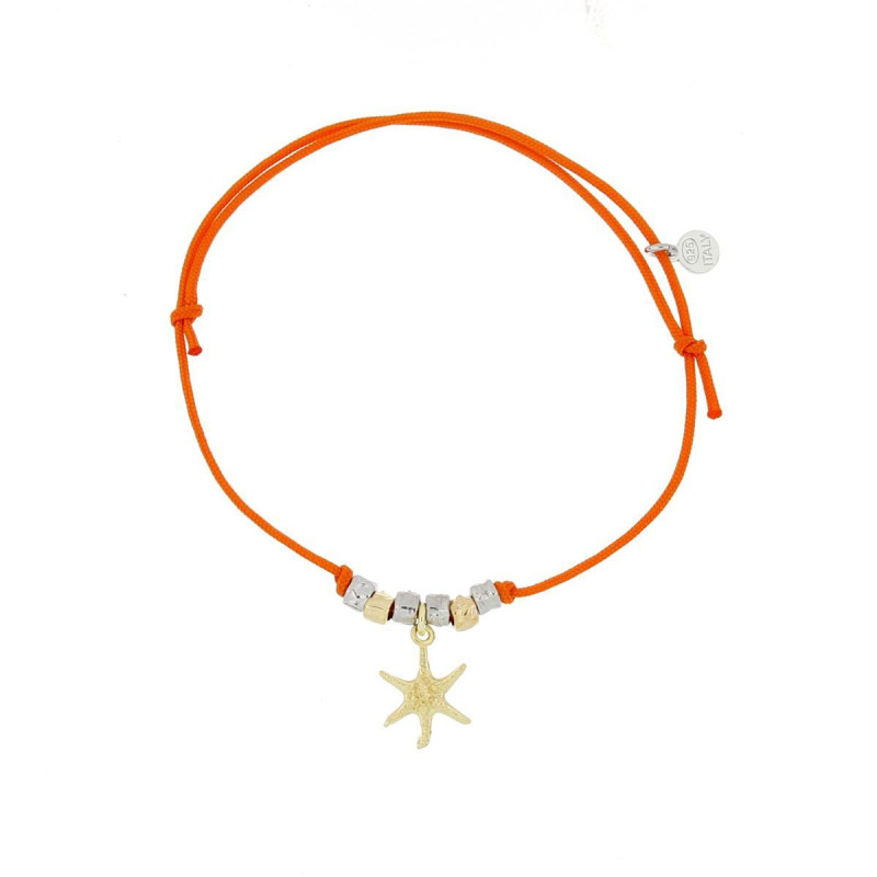 BRACCIALE "MALIBU" CON STELLA MARINA IN ARGENTO 925