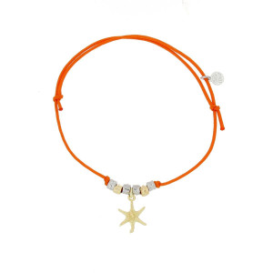 BRACCIALE "MALIBU" CON STELLA MARINA IN ARGENTO 925