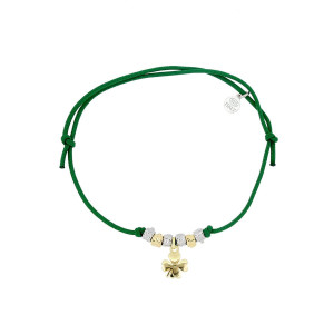 BRACCIALE "MALIBU" CON QUADRIFOGLIO IN ARGENTO 925