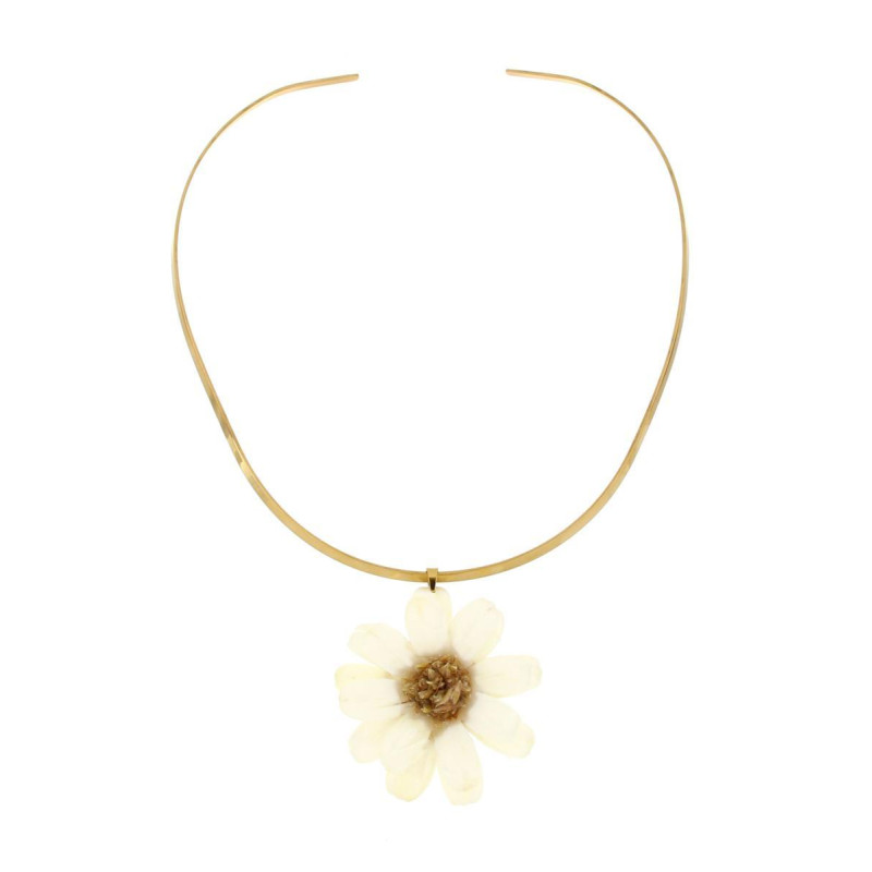 COLLANA PETALI PREZIOSI IN ACCIAIO