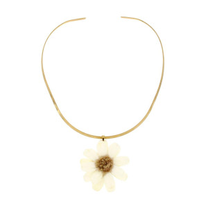 COLLANA PETALI PREZIOSI IN ACCIAIO