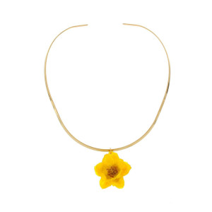COLLANA PETALI PREZIOSI IN ACCIAIO