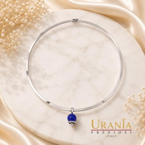 COLLANA REA CON CAMPANELLINA IN ACCIAIO