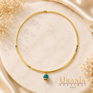 COLLANA REA CON CAMPANELLINA IN ACCIAIO