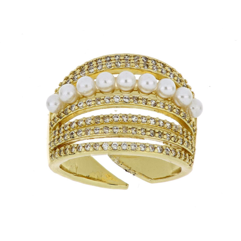 ANELLO "ASTRA" IN OTTONE