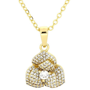 PENDENTE ASTRA MM 13 IN OTTONE