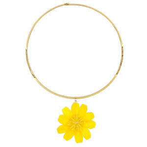 COLLANA PETALI PREZIOSI IN ACCIAIO