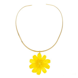COLLANA PETALI PREZIOSI IN ACCIAIO