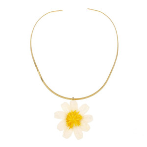 COLLANA PETALI PREZIOSI IN ACCIAIO