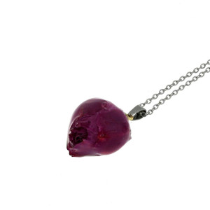 COLLANA PETALI PREZIOSI IN ACCIAIO