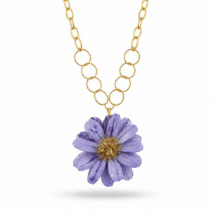 COLLANA PETALI PREZIOSI IN ACCIAIO