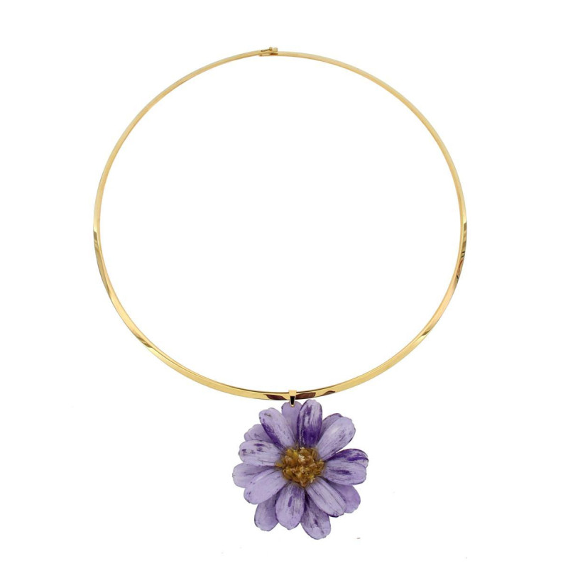 COLLANA PETALI PREZIOSI IN ACCIAIO