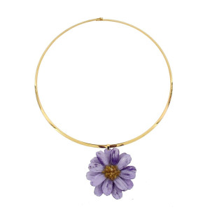 COLLANA PETALI PREZIOSI IN ACCIAIO