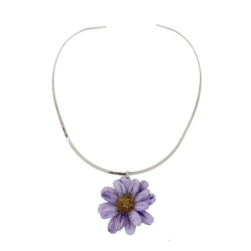 COLLANA PETALI PREZIOSI IN ACCIAIO