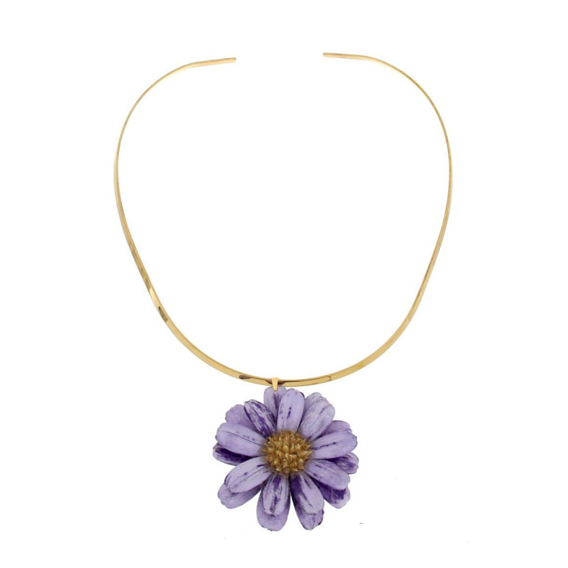 COLLANA PETALI PREZIOSI IN ACCIAIO