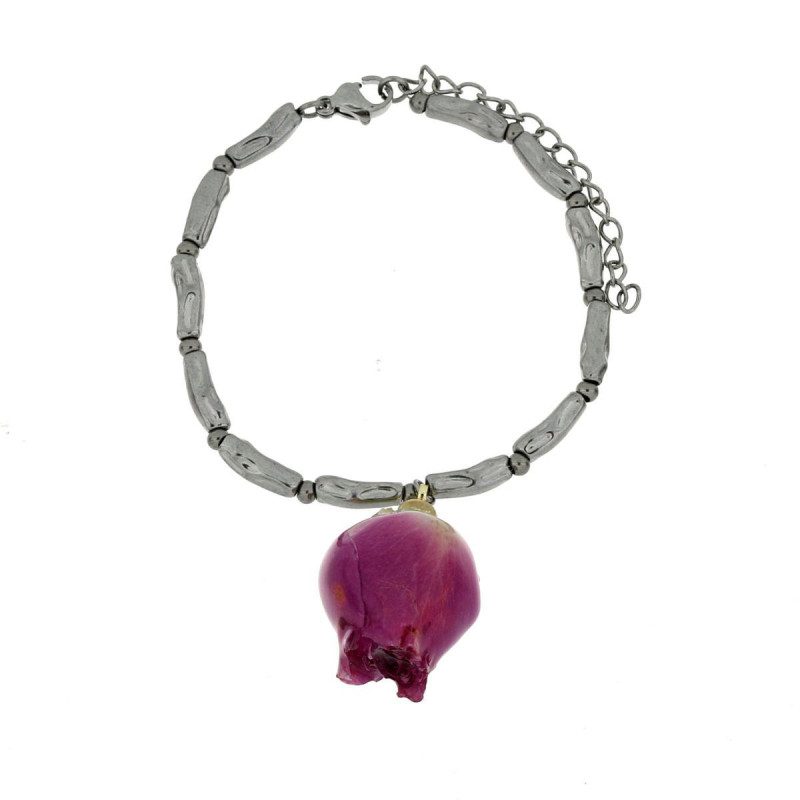 COLLANA PETALI PREZIOSI IN ACCIAIO