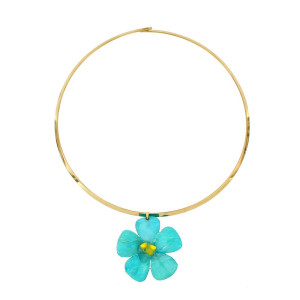 COLLANA PETALI PREZIOSI IN ACCIAIO