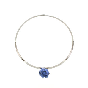 COLLANA PETALI PREZIOSI IN ACCIAIO