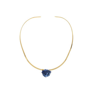 COLLANA PETALI PREZIOSI IN ACCIAIO