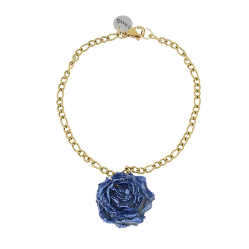 BRACCIALE PETALI PREZIOSI IN ACCIAIO