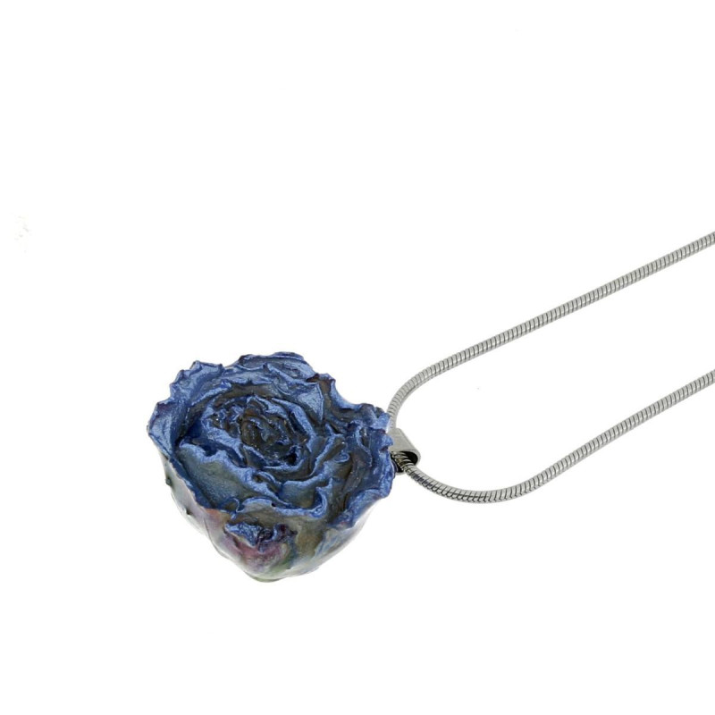 PENDENTE PETALI PREZIOSI IN ACCIAIO