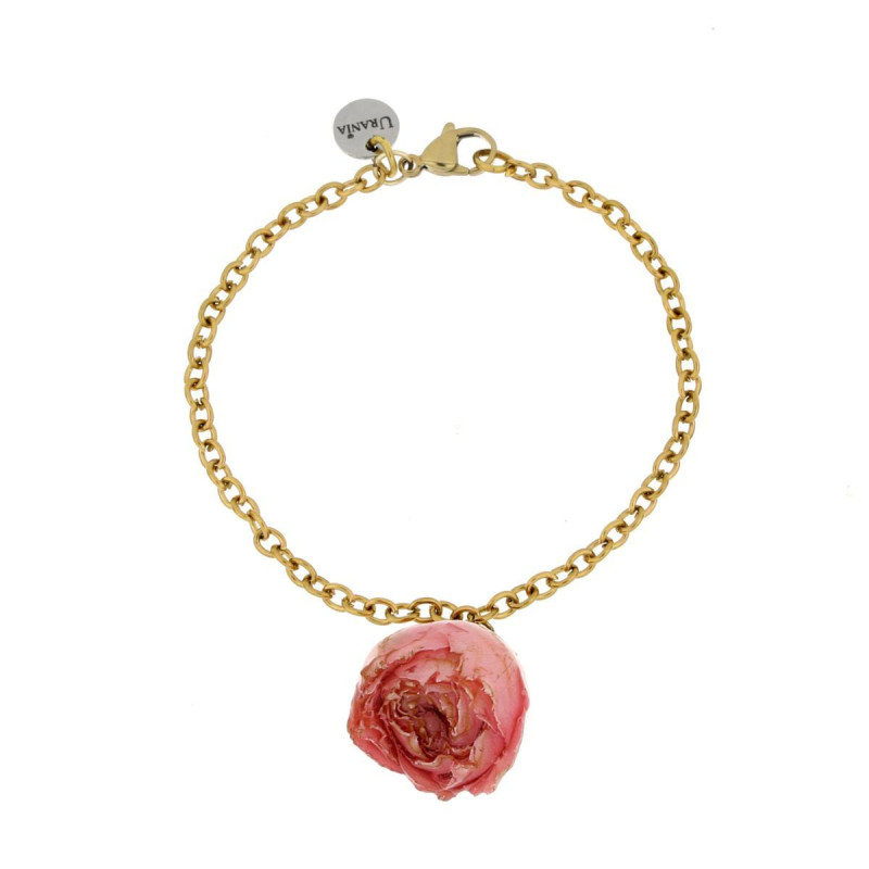 BRACCIALE PETALI PREZIOSI IN ACCIAIO