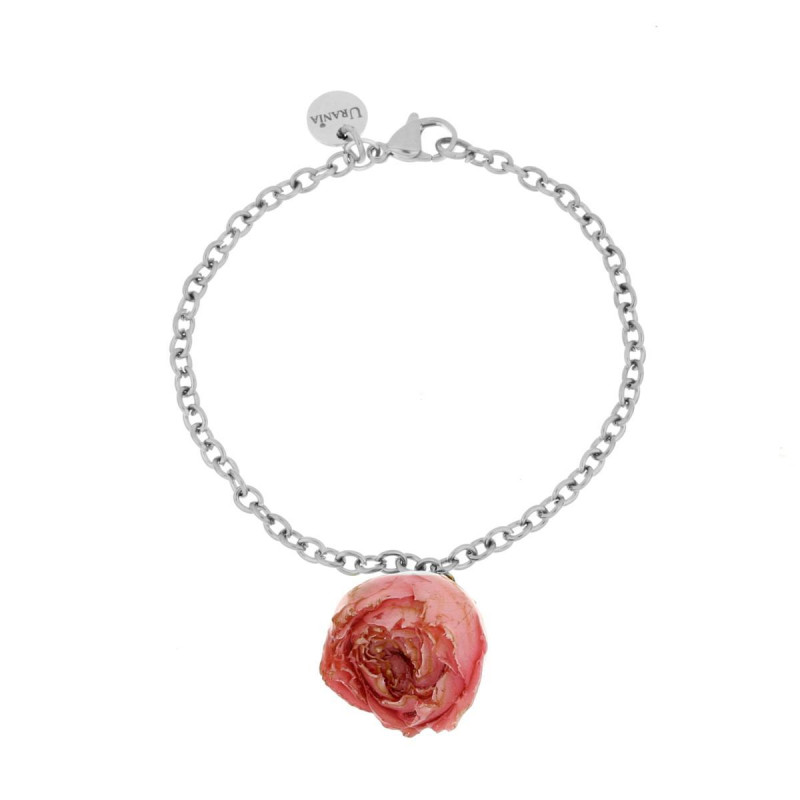 BRACCIALE PETALI PREZIOSI IN ACCIAIO
