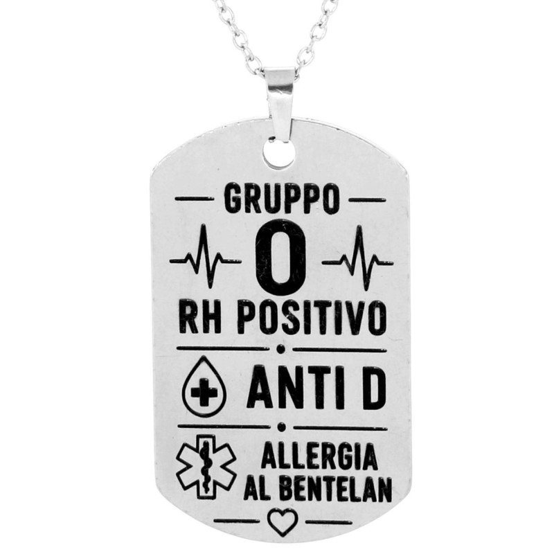 COLLANA PERSONALIZZABILE IN ACCIAIO