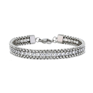 BRACCIALE TENNIS CM 20 IN ACCIAIO