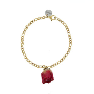 BRACCIALE PETALI PREZIOSI CM 18 IN ACCIAIO